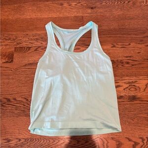Lululemon Women’s Swiftly Tech Tank Top Light Blue/Green Racerback Size 4